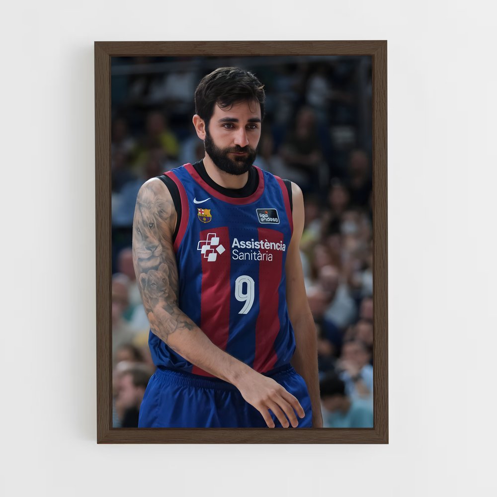 Poster Ricky rubio barbu – affiche Basketball (vue 5)